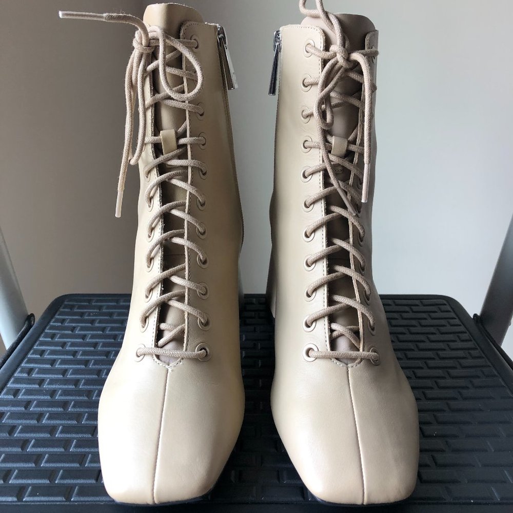 ZARA Light Camel ANKLE BOOTS
